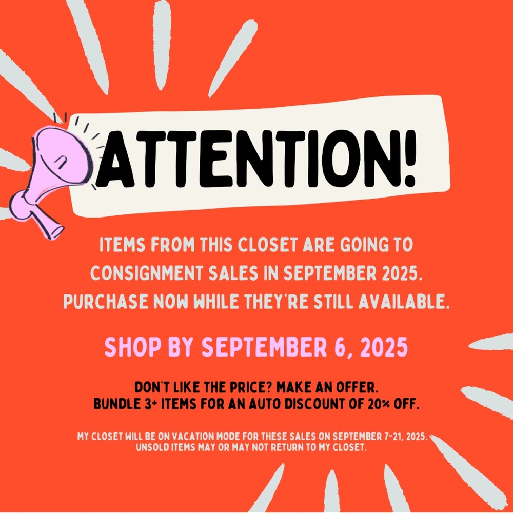 Attention! Closet Update!